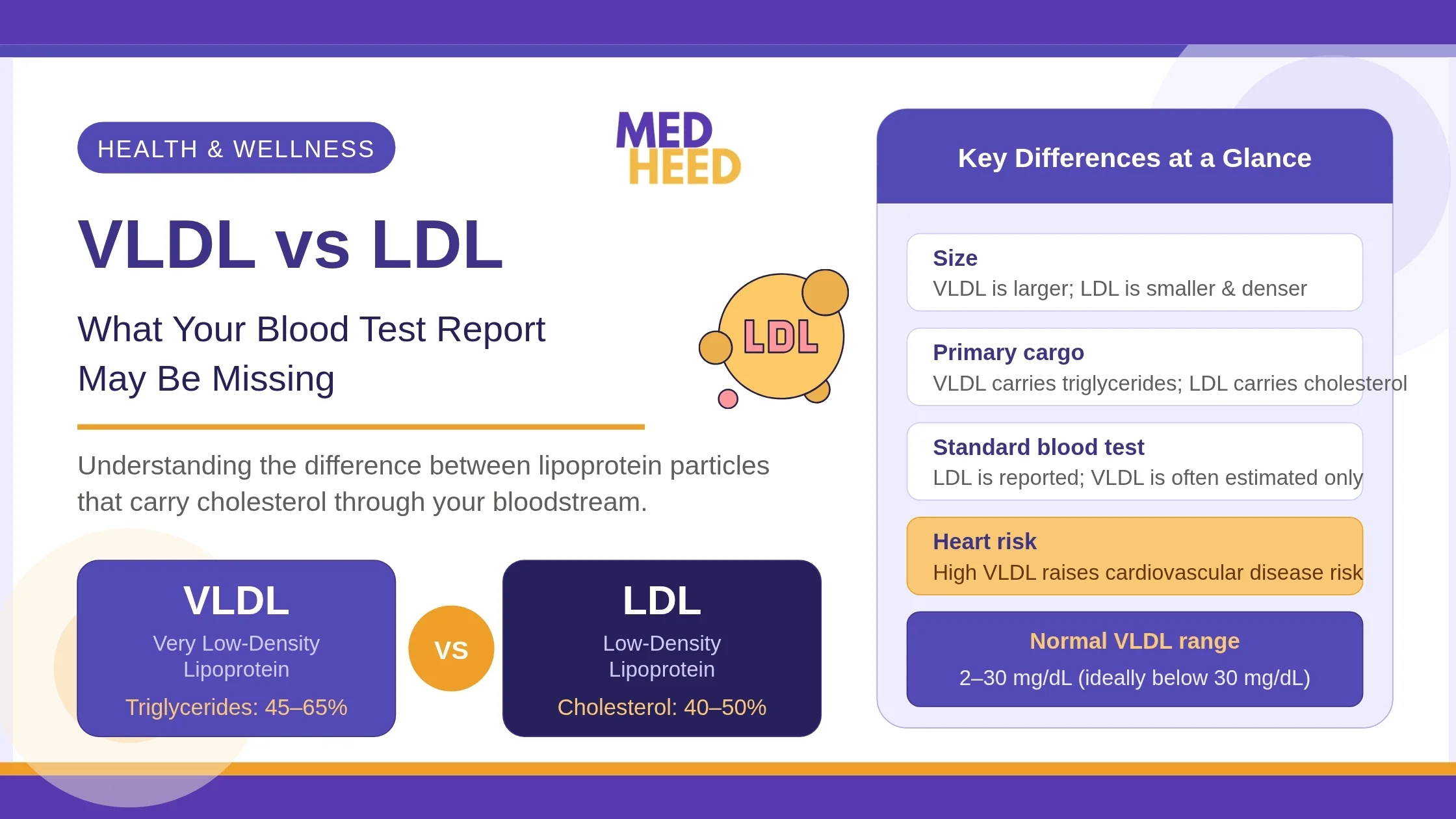 VLDL vs LDL: What Your Blood Test Report May Be Missing