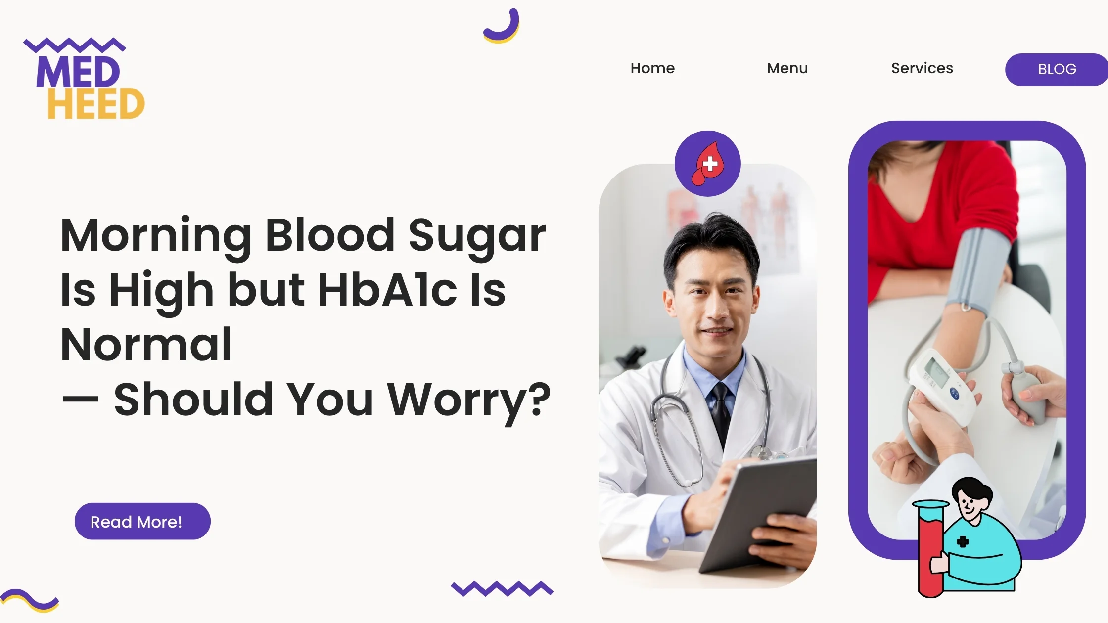 Morning Blood Sugar Is High but HbA1c Is Normal — Should You Worry?