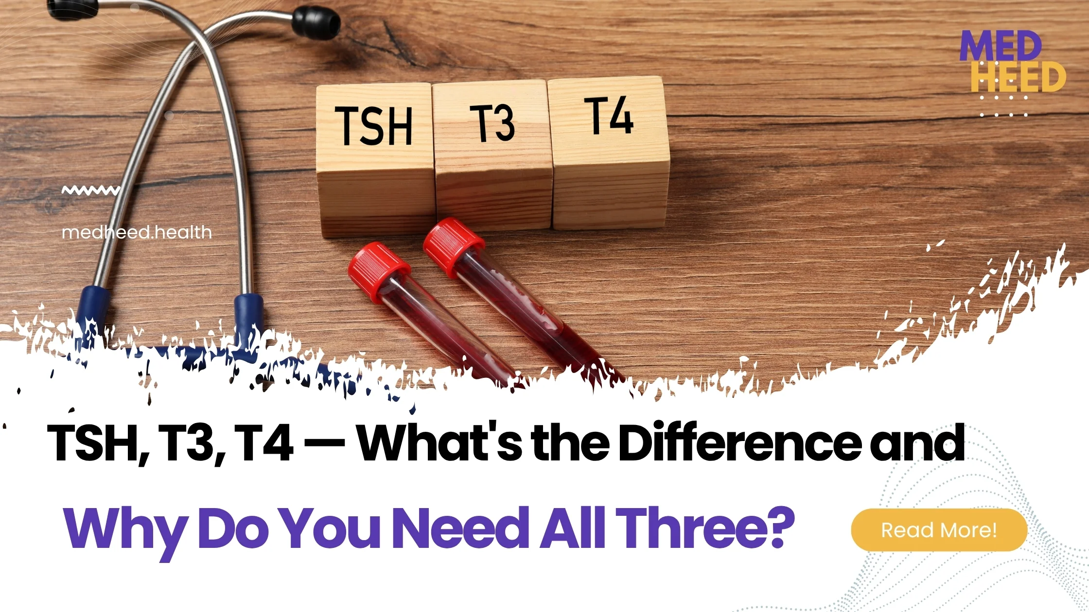 TSH, T3 and T4 explained simply. Learn what each thyroid test measures and why you need all three for an accurate diagnosis.